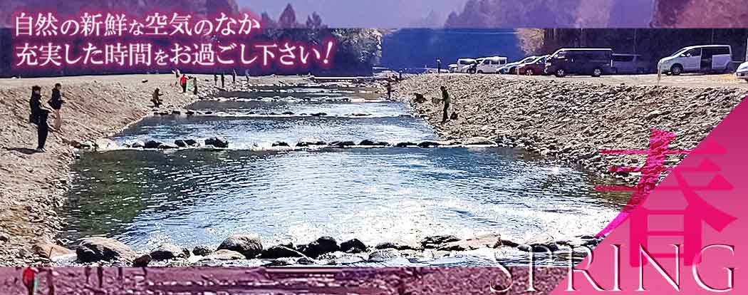 春:自然の新鮮な空気のなか、充実した時間をお過ごしください!